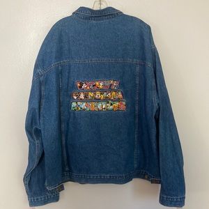 Disneyland Resort California Denim Jacket. Embroidered Sz XXL